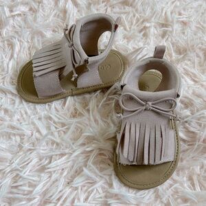 Never Worn Soft Pink Girls Sandals